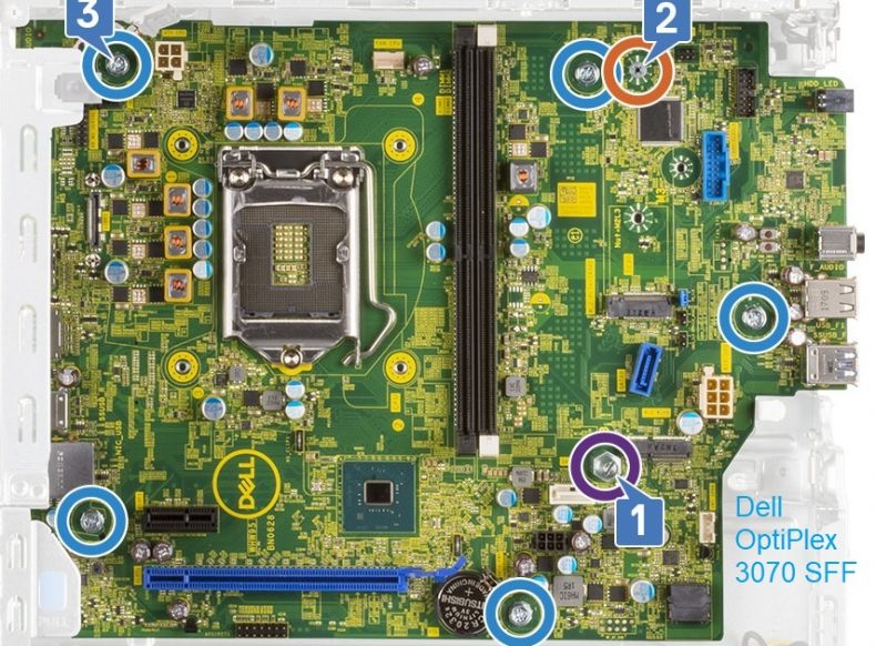 Dell Optiplex 7010 Motherboard Diagram