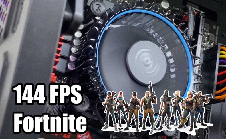 fortnite running at 144 fps