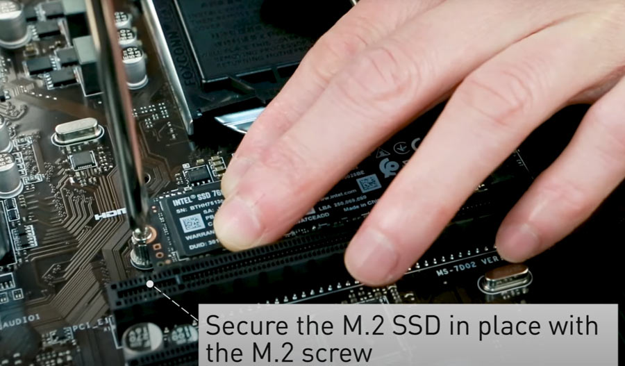 How to install an M.2 SSD