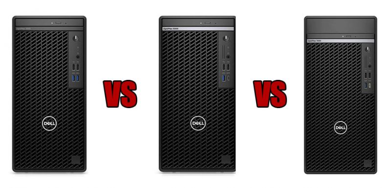 optiplex 3000 vs 5000 vs 7000 comparison