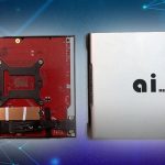 fa ex9 mini pc llm capable pc opened and the pcb visible