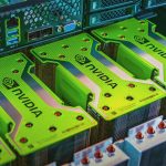 nvidia v100 32gb gpus inside a server running cuda
