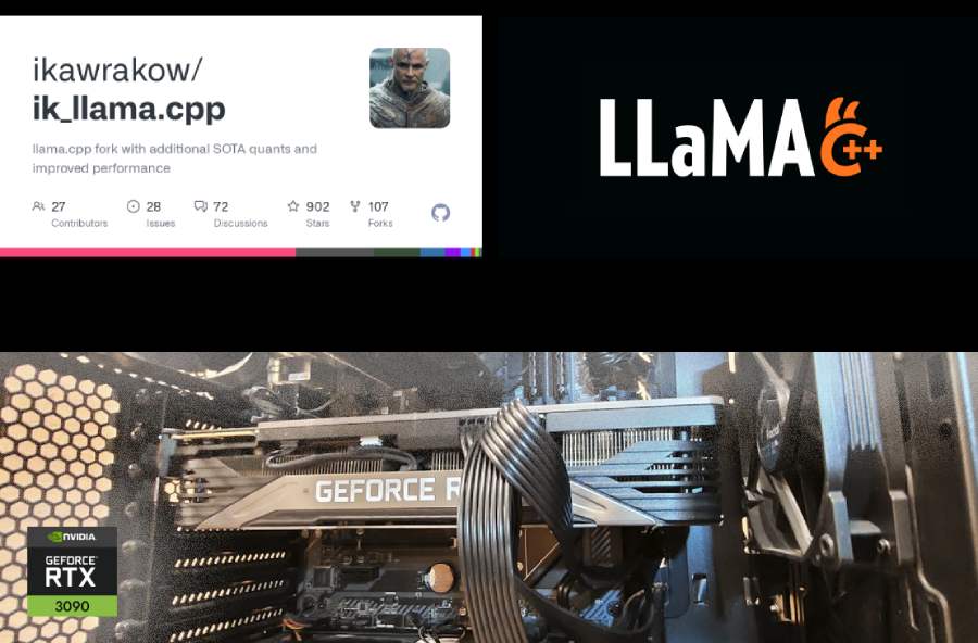 llama cpp ik_llama cpp and rtx 3090 gpu