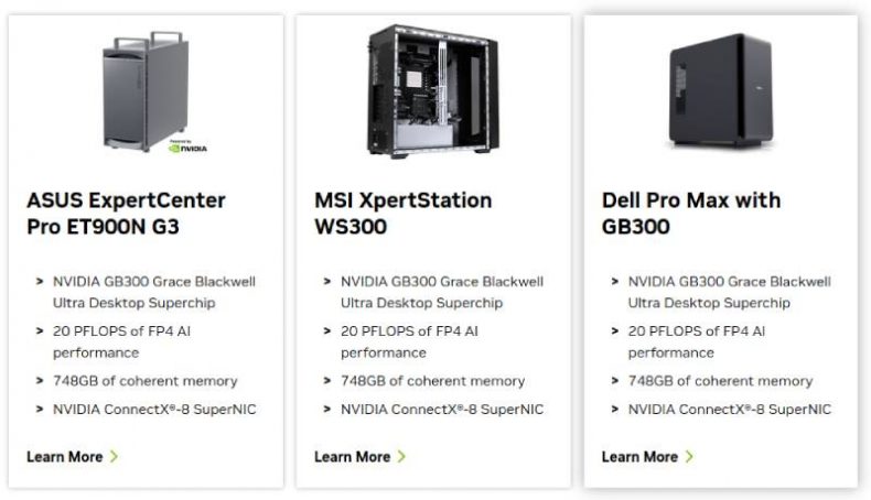 dgx station partner models