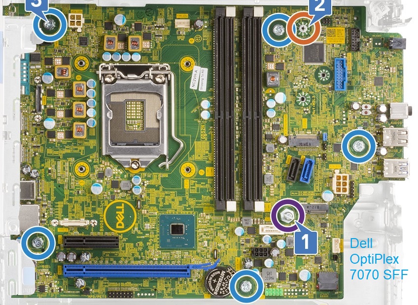 Dell Optiplex 7010 Motherboard Diagram