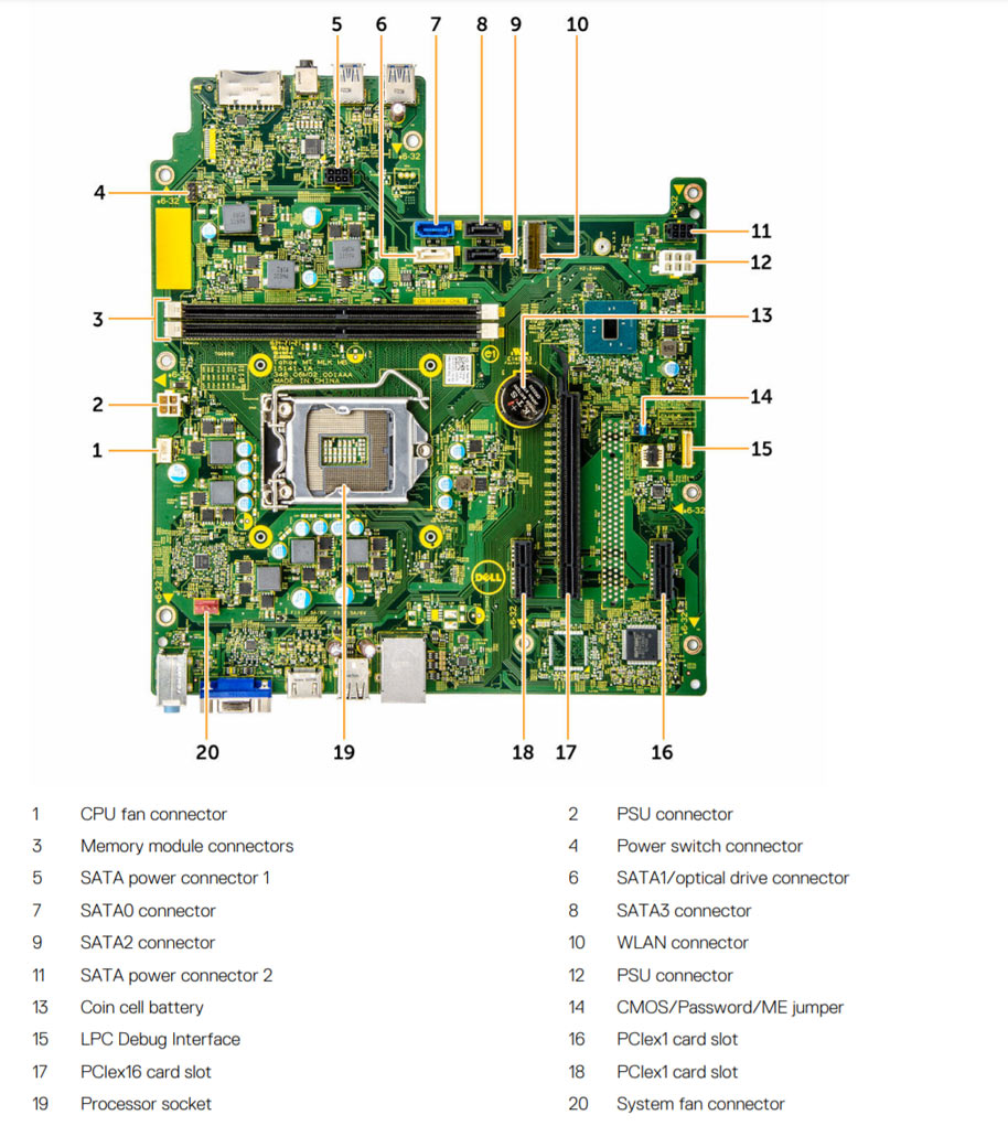 Dell Vostro 3669 – Specs and upgrade options