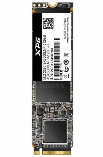 image of ADATA SX6000 M.2 SSD