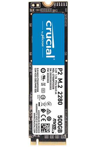 Crucial P2 SSD – Specs and information